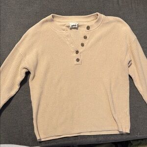 Aerie Cream Knit Cardigan